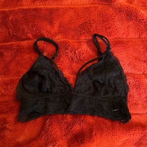 Garage Black Laced Bralette SIZE SMALL